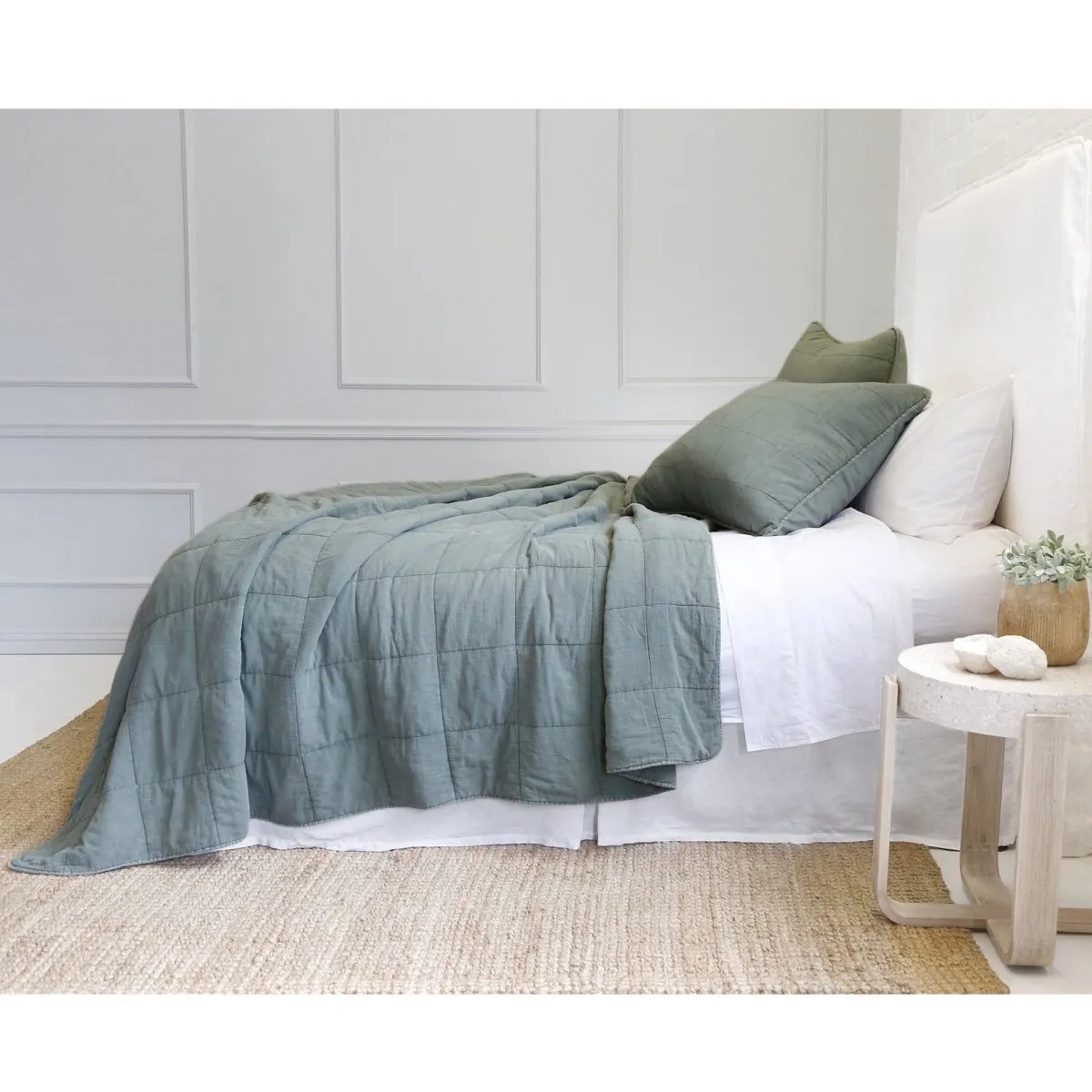 Antwerp Moss Coverlets by Pom Pom at Home