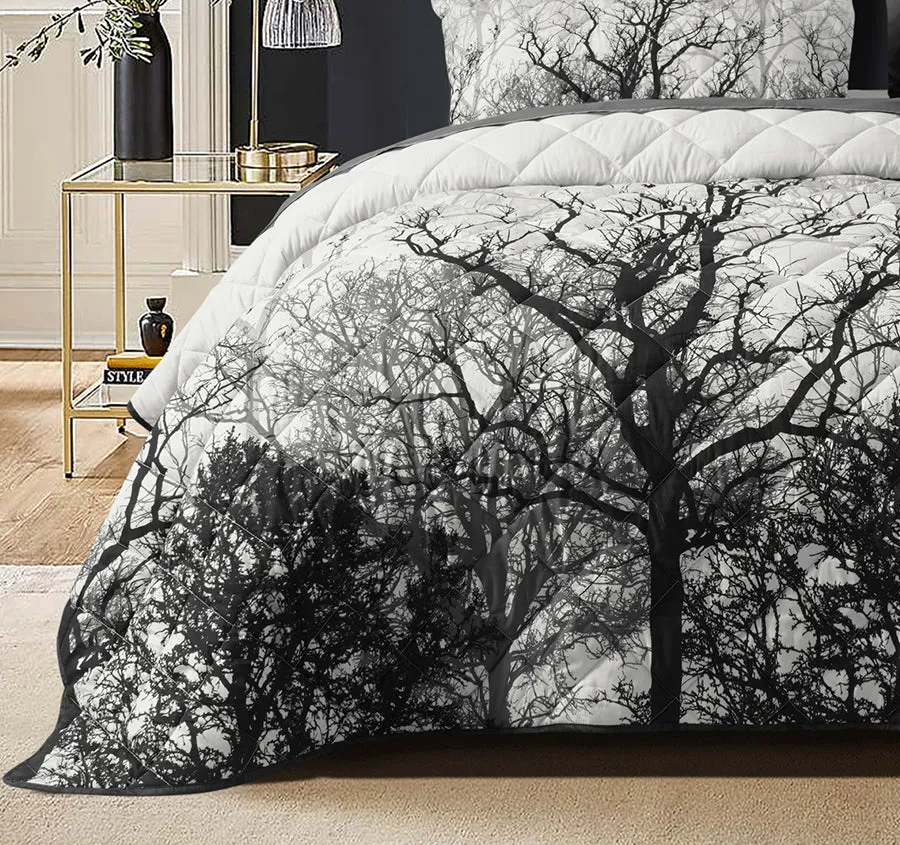 Boscage Coverlet Set Range Black
