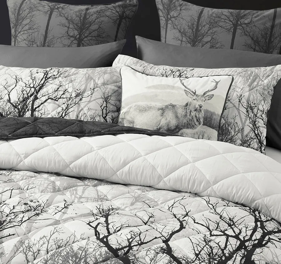 Boscage Coverlet Set Range Black