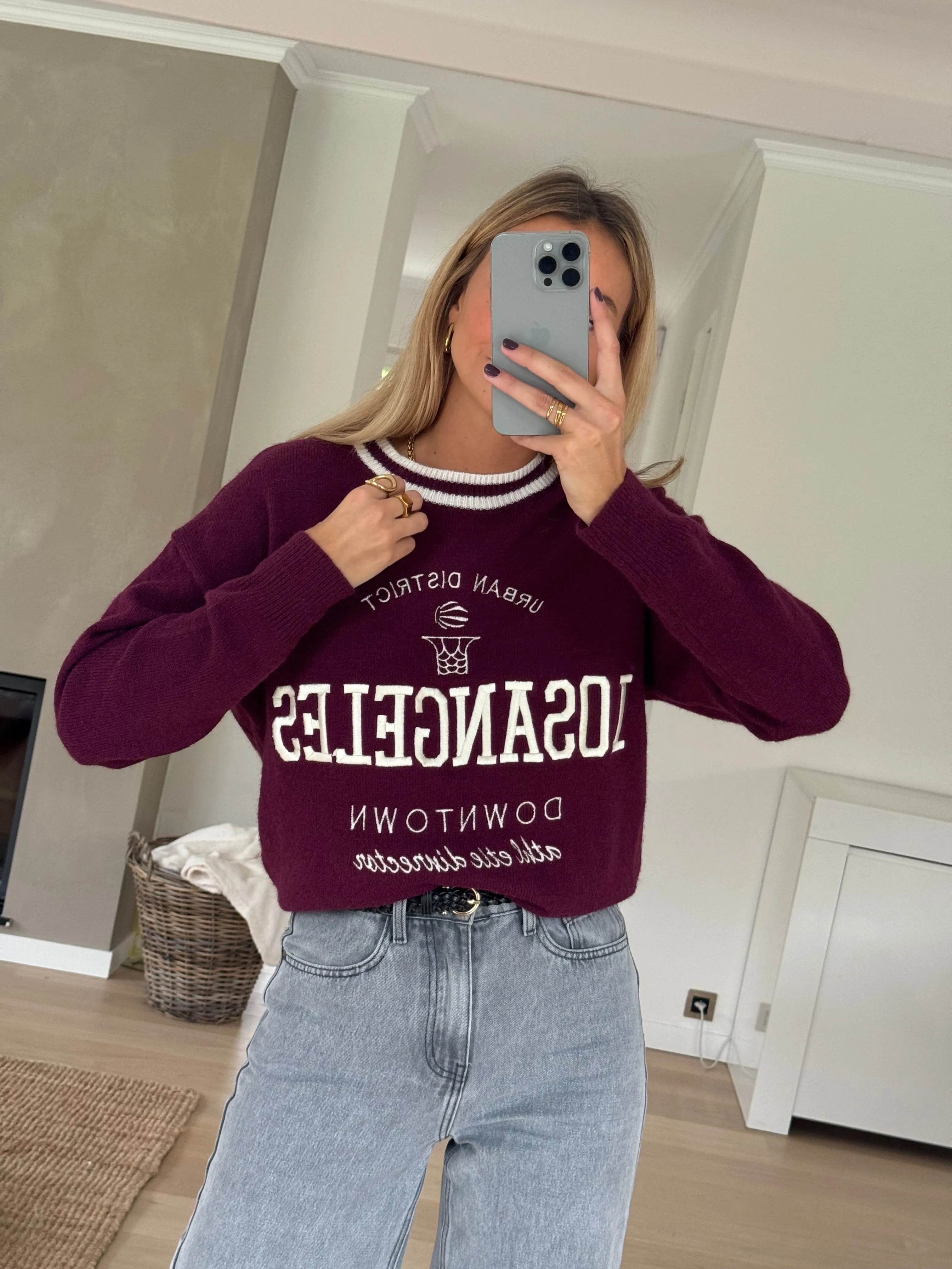 Burgundy Diego Sweater