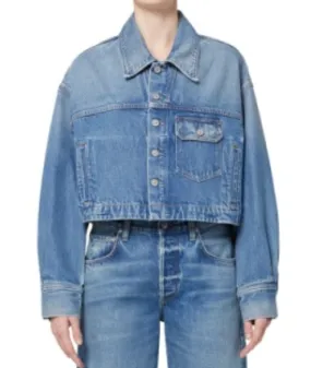 Citizens of Humanity - Chantry Crop Boxy Denim Jacket in Petras