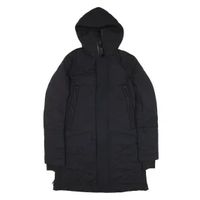 DON CARLO Insulated Quilted Coat Black Nylon Womens S