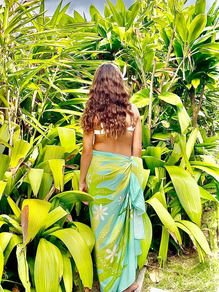 ECO PAREO - FERN TIARE Green Mist - FULL SIZE
