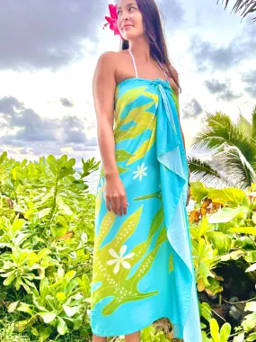 ECO PAREO - TIARE FERN Mint -  FULL LIGHT SIZE
