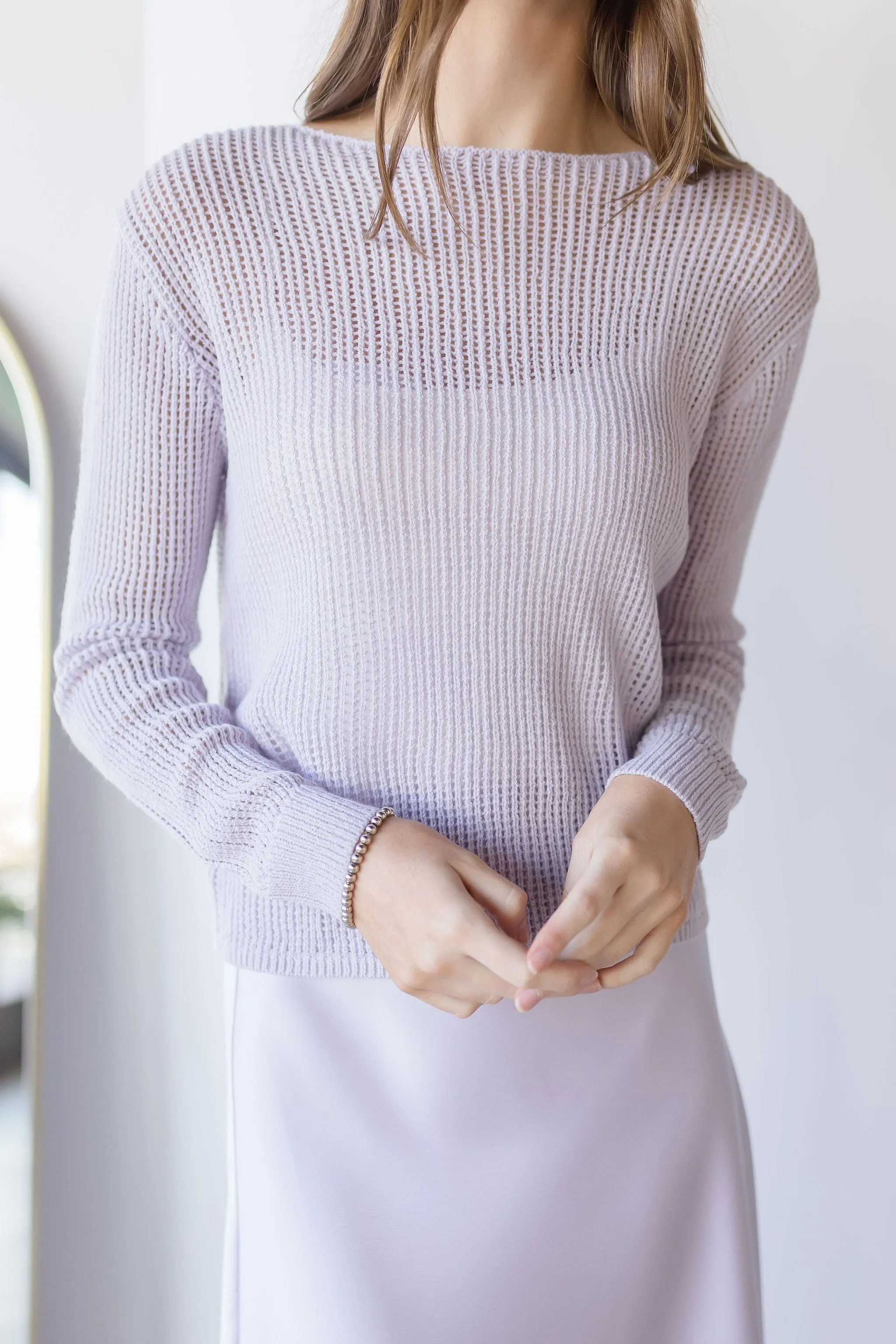 Emma Open Stitch Sweater