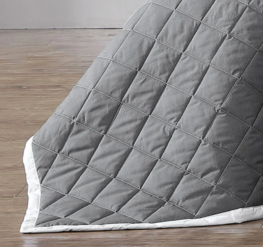 Essex Bedspread Range Charcoal