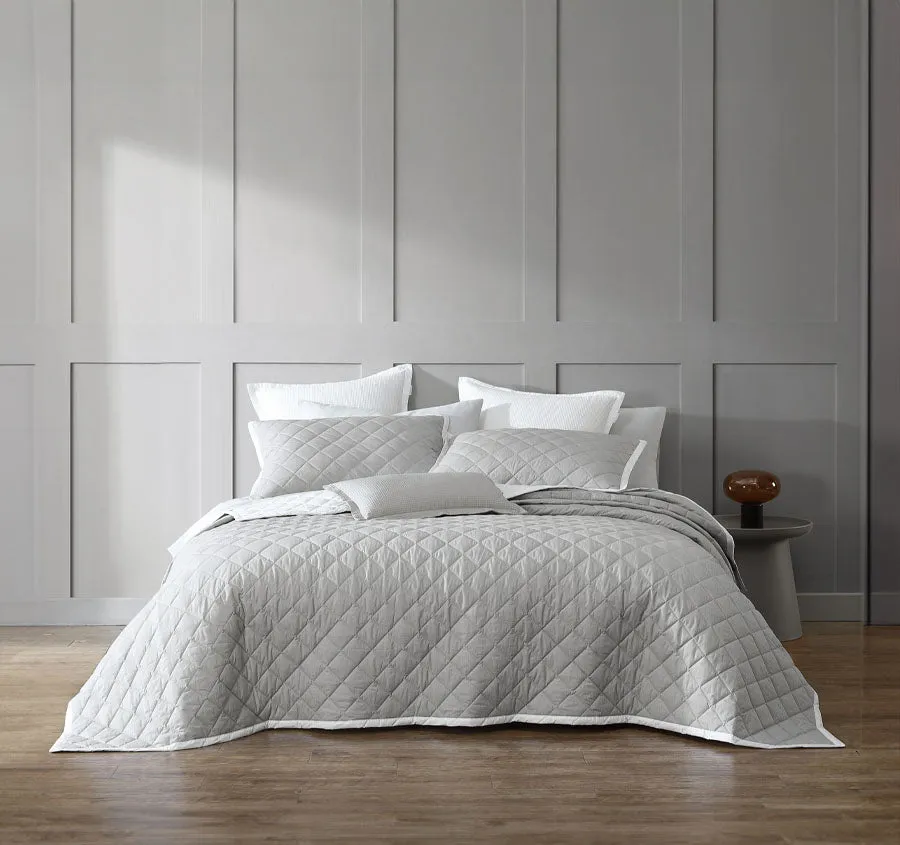 Essex Bedspread Range Pewter