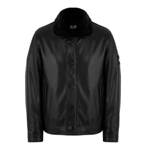 Joyceman Leather Jacket Black