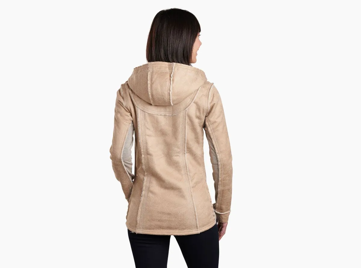 'Kuhl' Women's Dani Sherpa Jacket - Almond