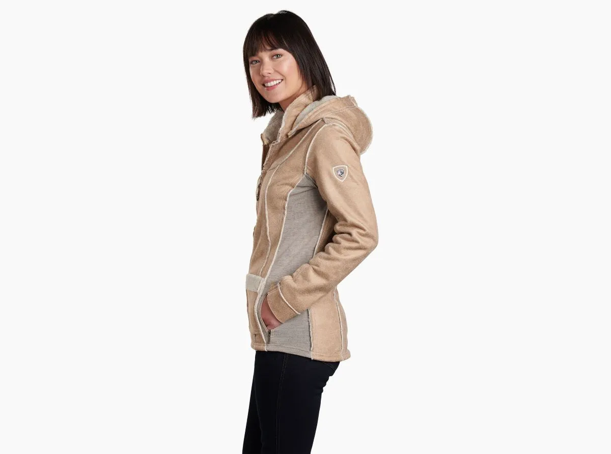 'Kuhl' Women's Dani Sherpa Jacket - Almond