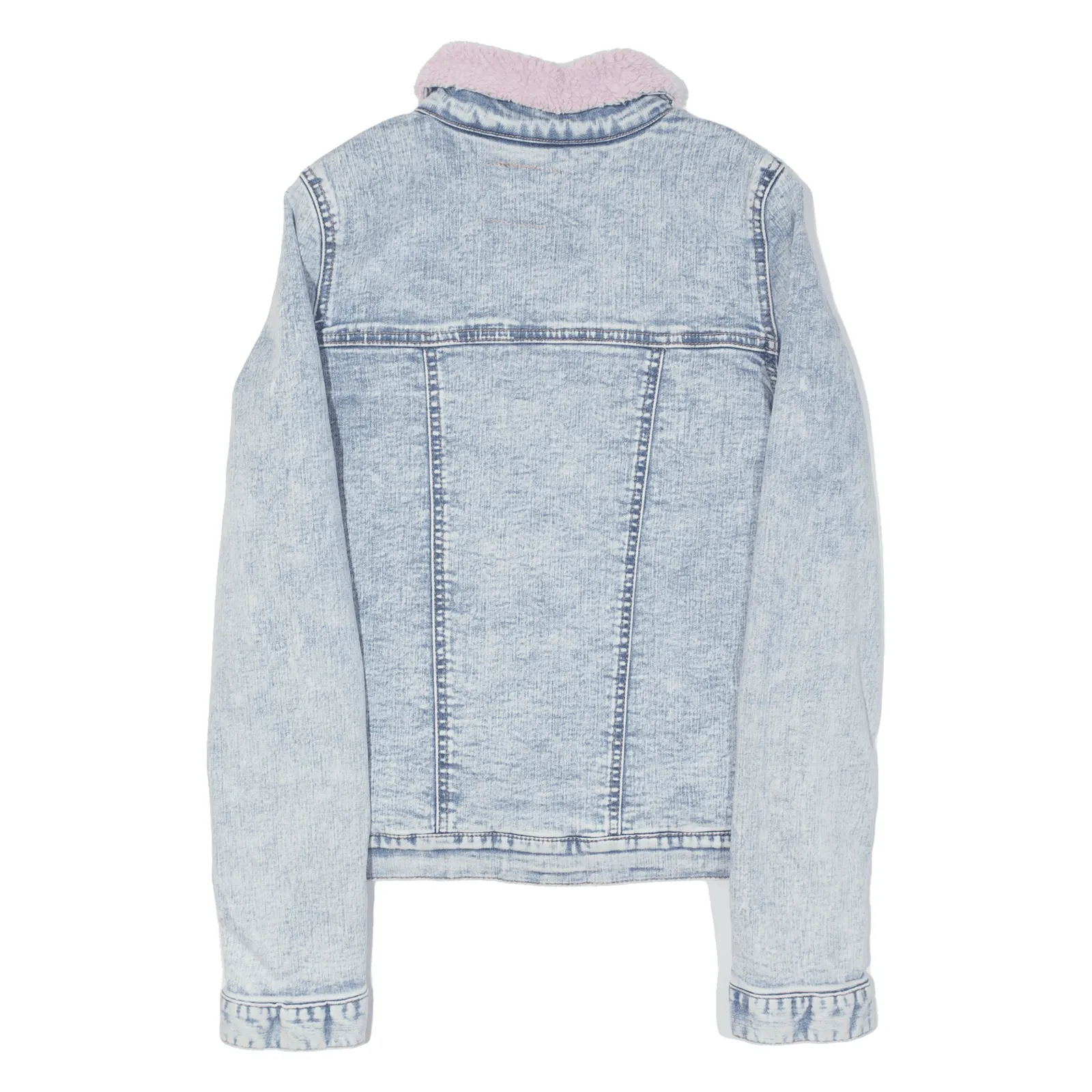 LEVI'S Sherpa Lined Denim Jacket Blue Girls XL