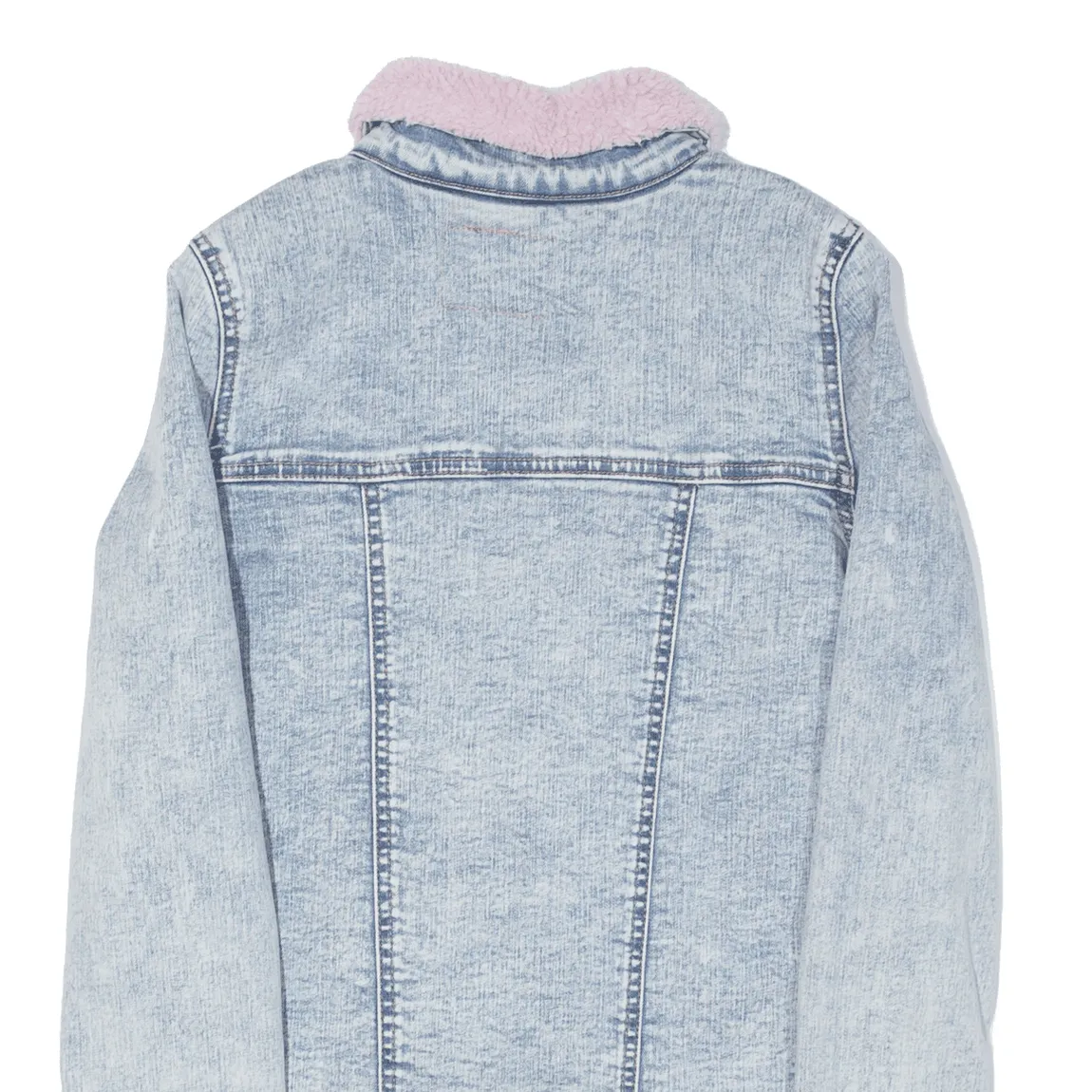 LEVI'S Sherpa Lined Denim Jacket Blue Girls XL