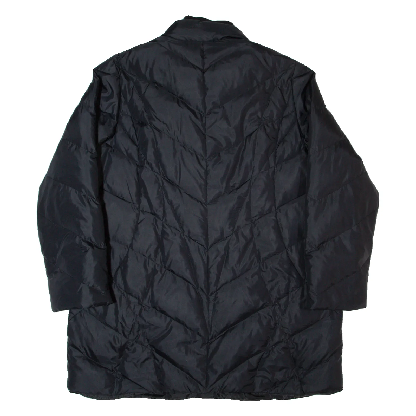 MARINA RINALDI Down Insulated Womens Quilted Coat Black Nylon L