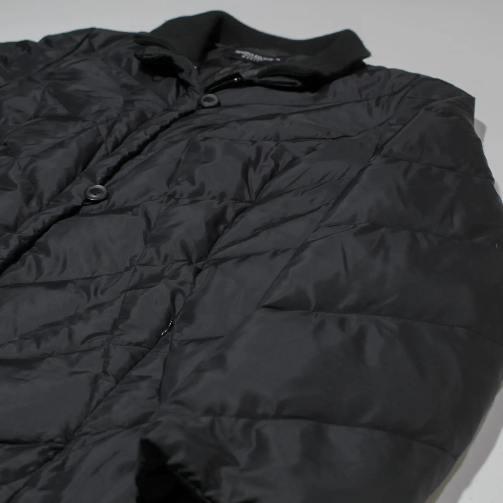 MARINA RINALDI Down Insulated Womens Quilted Coat Black Nylon L