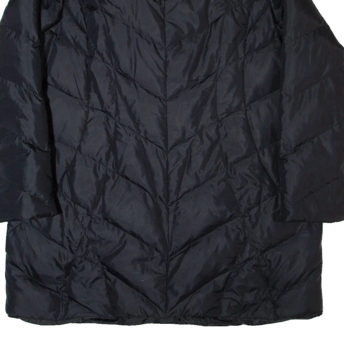 MARINA RINALDI Down Insulated Womens Quilted Coat Black Nylon L