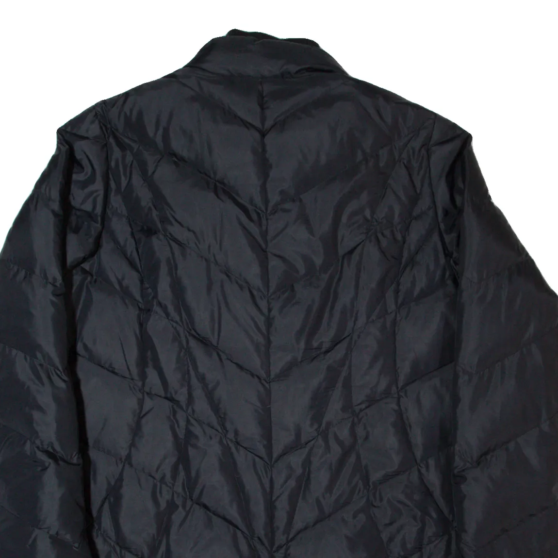 MARINA RINALDI Down Insulated Womens Quilted Coat Black Nylon L