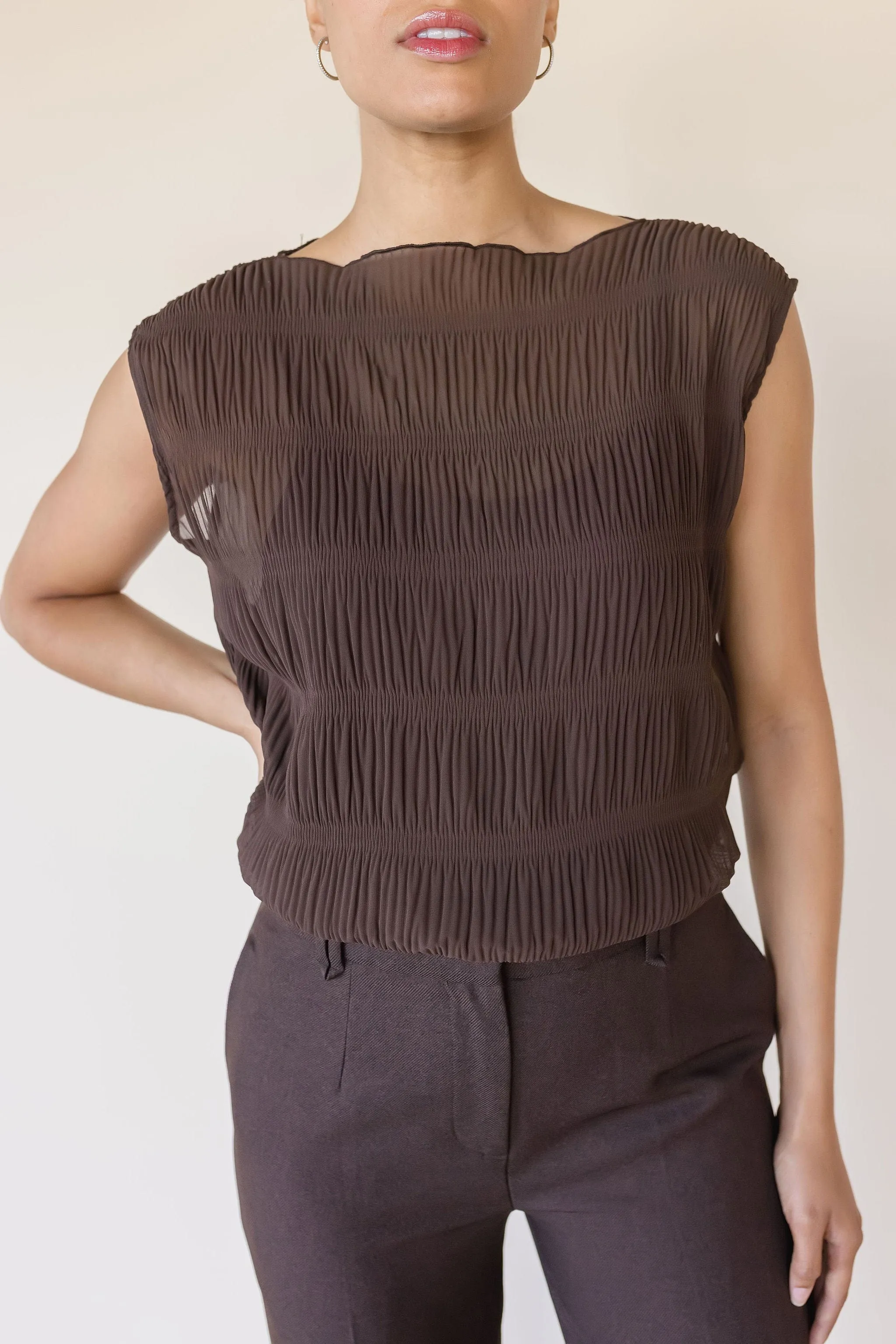 Marren Crinkle Top