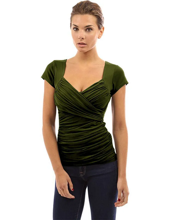 Short Sleeve Sexy Casual Slim T-shirt