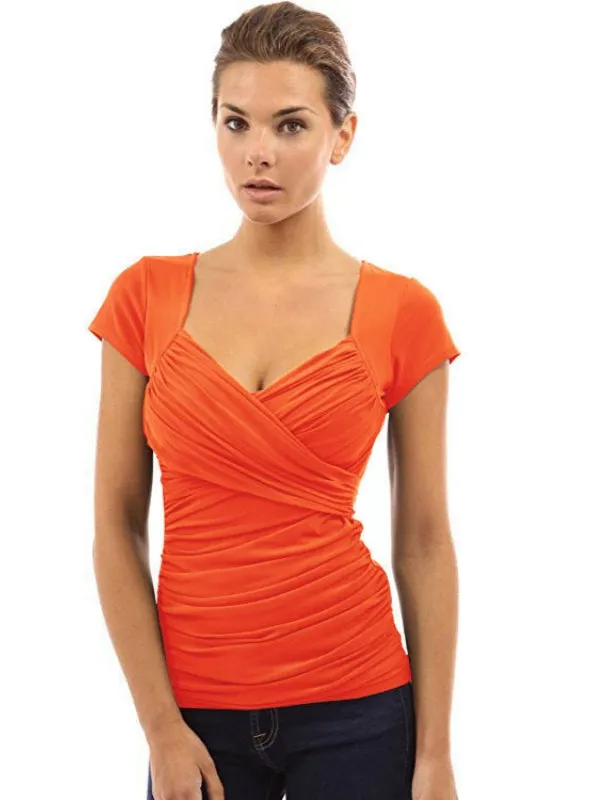 Short Sleeve Sexy Casual Slim T-shirt
