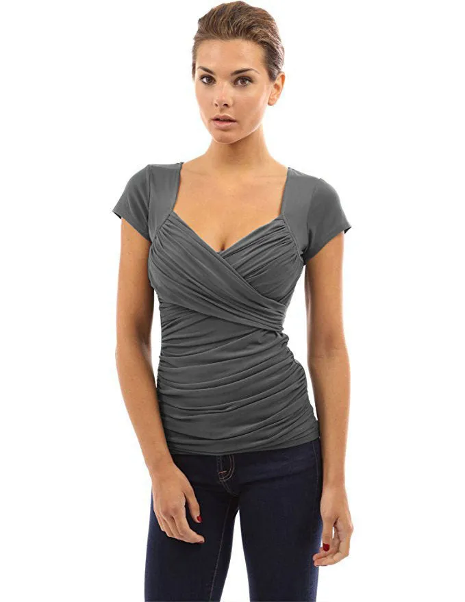 Short Sleeve Sexy Casual Slim T-shirt