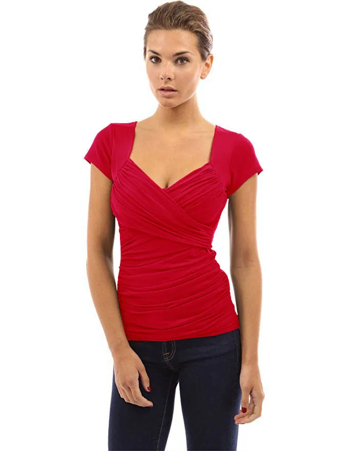 Short Sleeve Sexy Casual Slim T-shirt