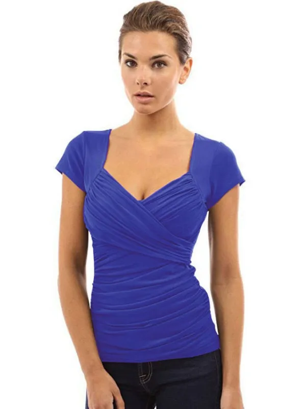 Short Sleeve Sexy Casual Slim T-shirt