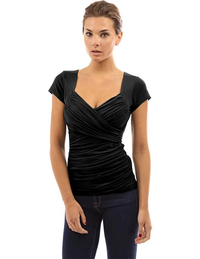 Short Sleeve Sexy Casual Slim T-shirt