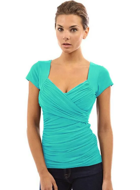 Short Sleeve Sexy Casual Slim T-shirt