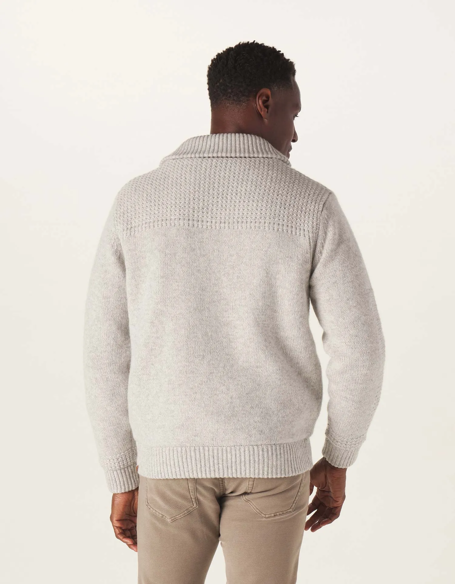 Sweater Jacket in Stone