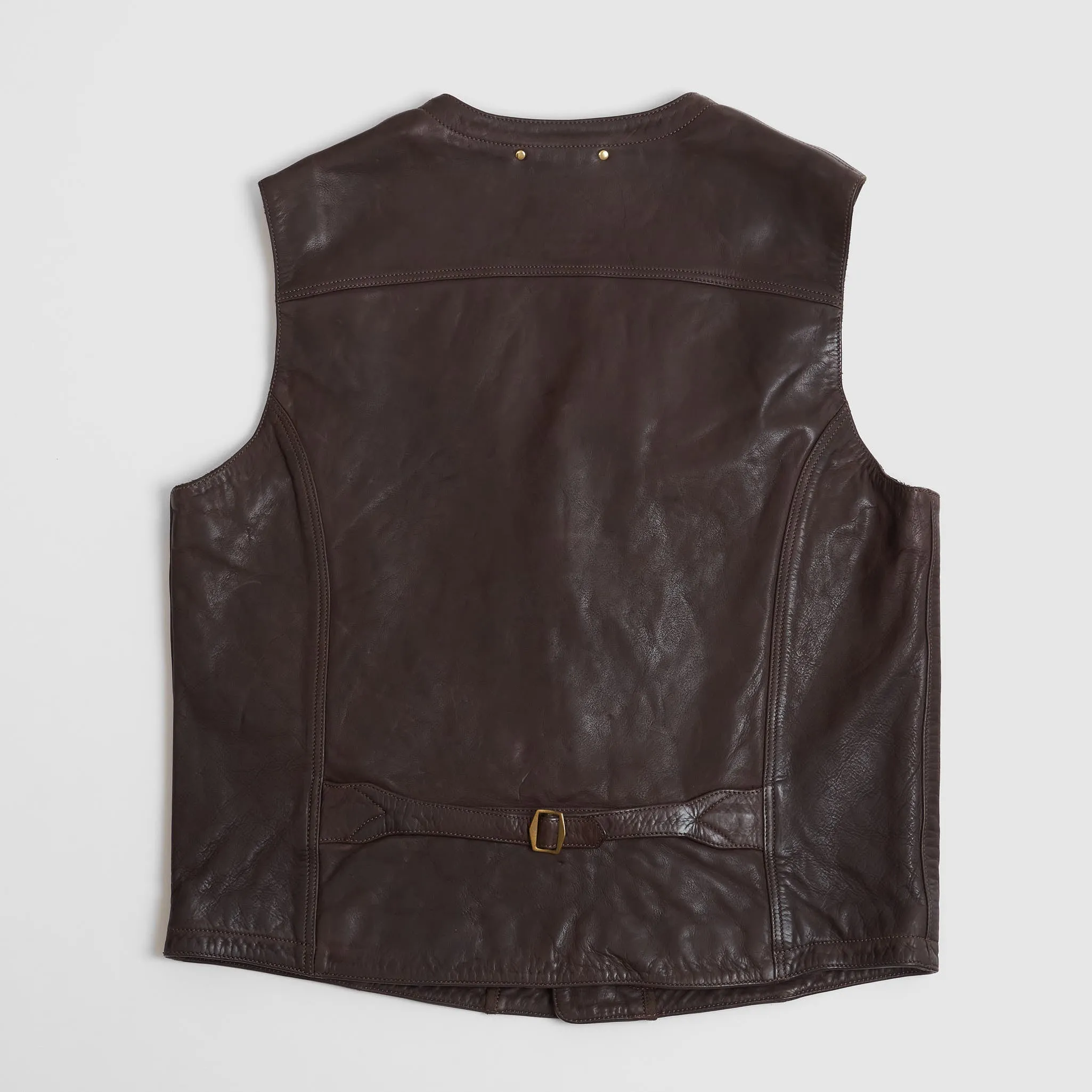 Thedi Leathers Horsehide Biker Vest