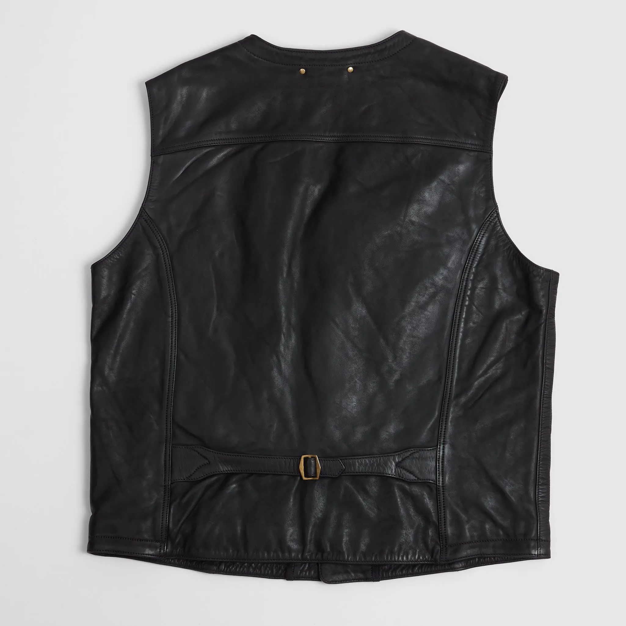Thedi Leathers Horsehide Biker Vest