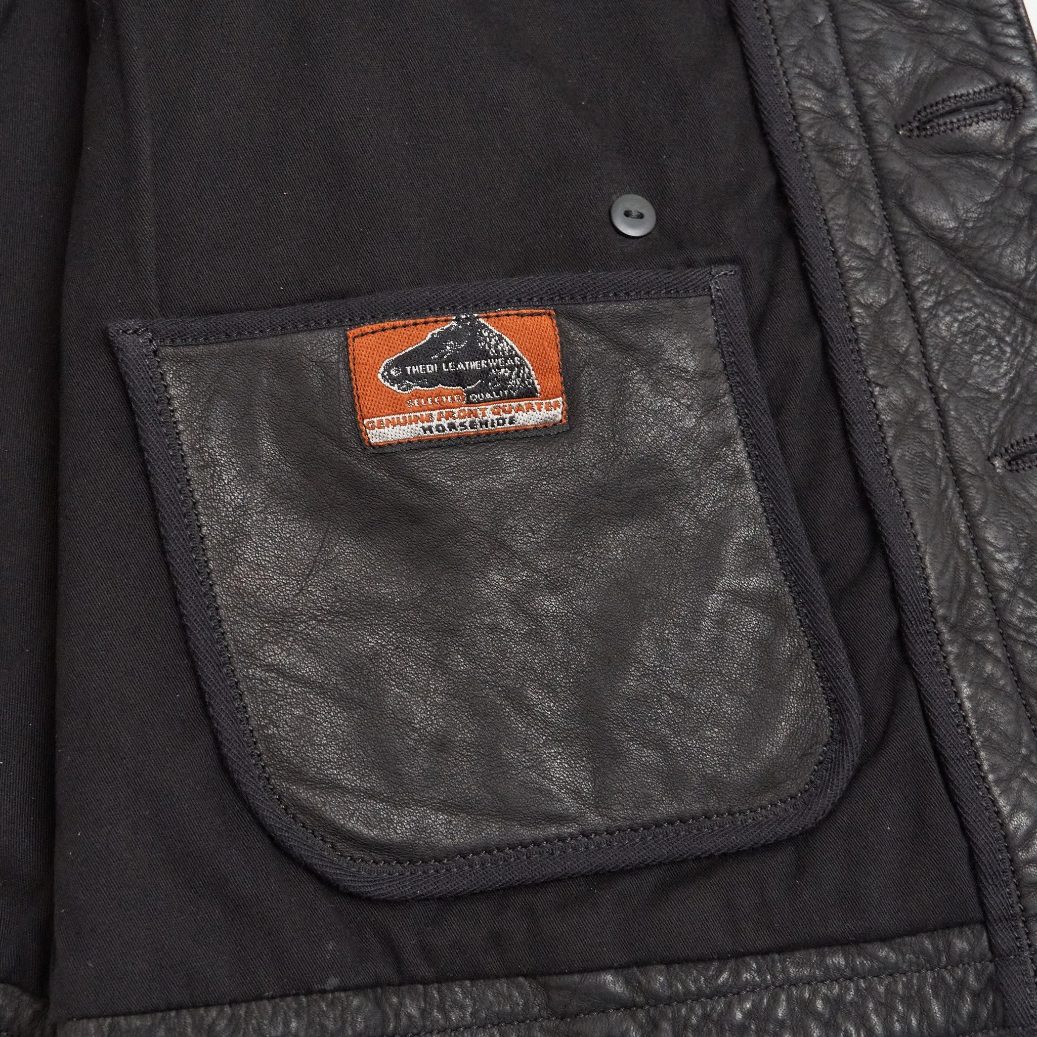Thedi Leathers Horsehide Biker Vest