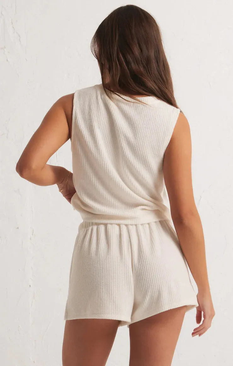 ZSU Libby Ribbed Tank in Tiny Dancer